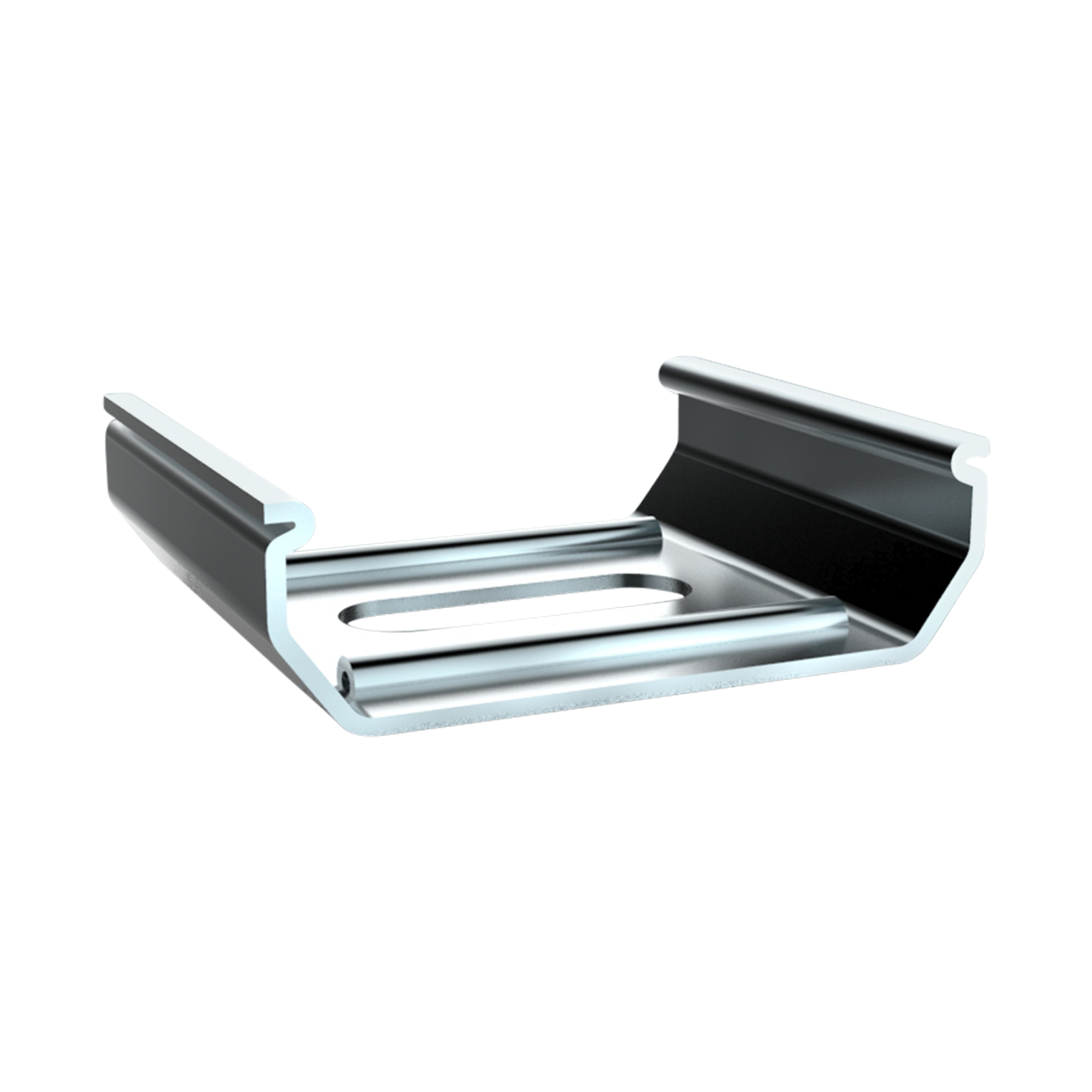 311000000004-1 SPS-N2_16 Montageklammer SpringSteel f. LED Alu-Aufbauprofil Exo-N2_16 | silber – Bild 1