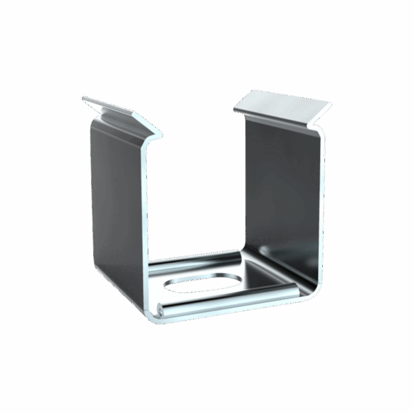 SPS-A0_8 Montageklammer SpringSteel f. LED Alu-Aufbauprofil Exo-A0_8