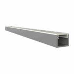 PC43_10 (10m) Cover FLAT opal satiniert (65 % TL) f. LED Alu-Profile Exo-A0/F0 | in PE-Bag – Bild 4