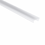 PC41_13 (10m) Cover FLAT für LED Alu-Profile Exo-A1/A1F/A2/A2F | in PE-Beutel – Bild 2