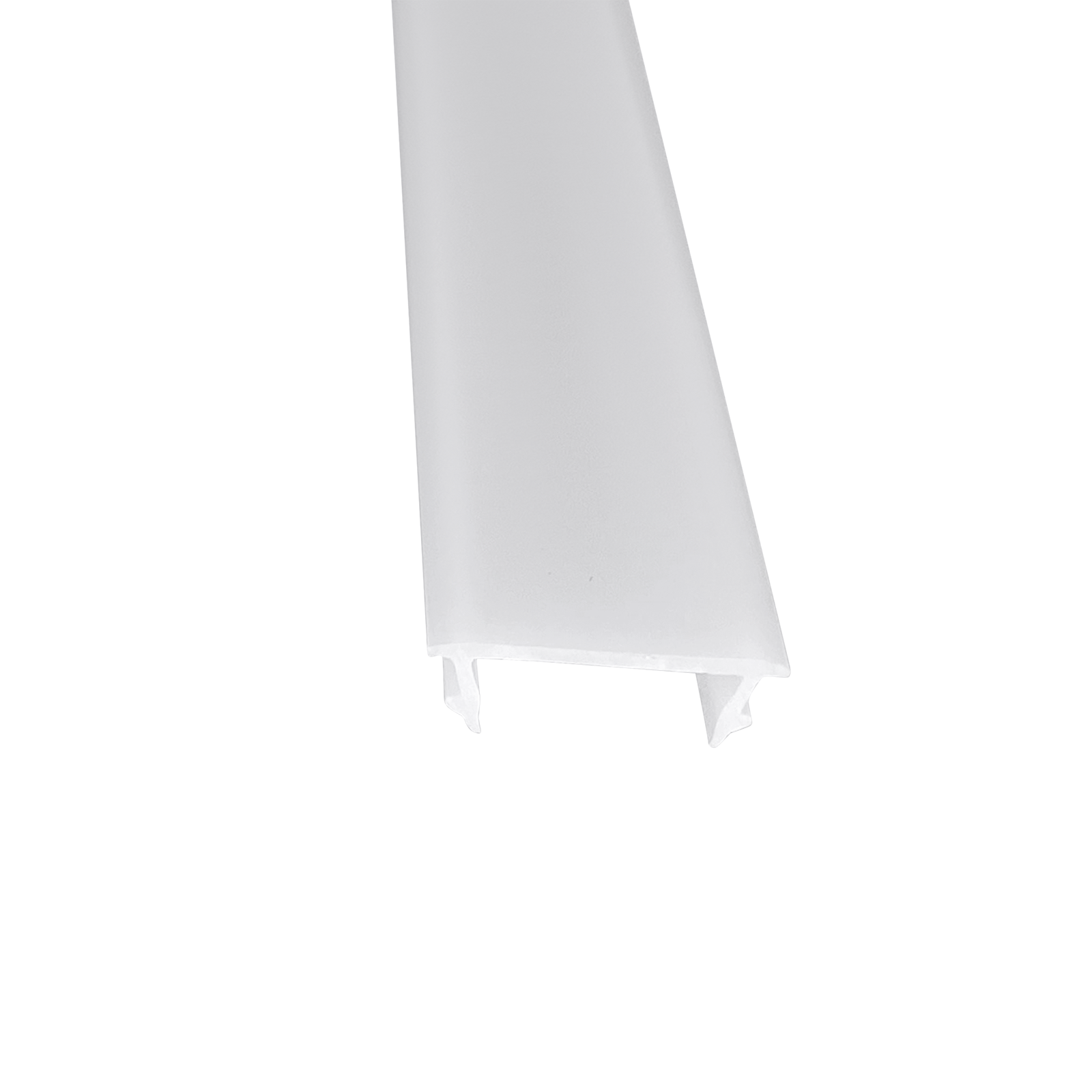 411000150000-3 PC41_13 (10m) Cover FLAT für LED Alu-Profile Exo-A1/A1F/A2/A2F | in PE-Beutel – Bild 3