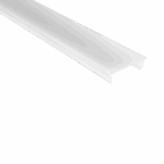 PC45_16 (10m) Cover FLAT opal satiniert (65% TL) f. LED Alu-Profile Exo-F1/F1H/F2/N1/N2/T3/T3H/T5/V2 | in PE-Bag – Bild 2