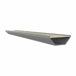 PC71_12 (2m) Cover FLAT opal satiniert (65% TL) f. LED Eckprofil Exo-V1 – Bild 2