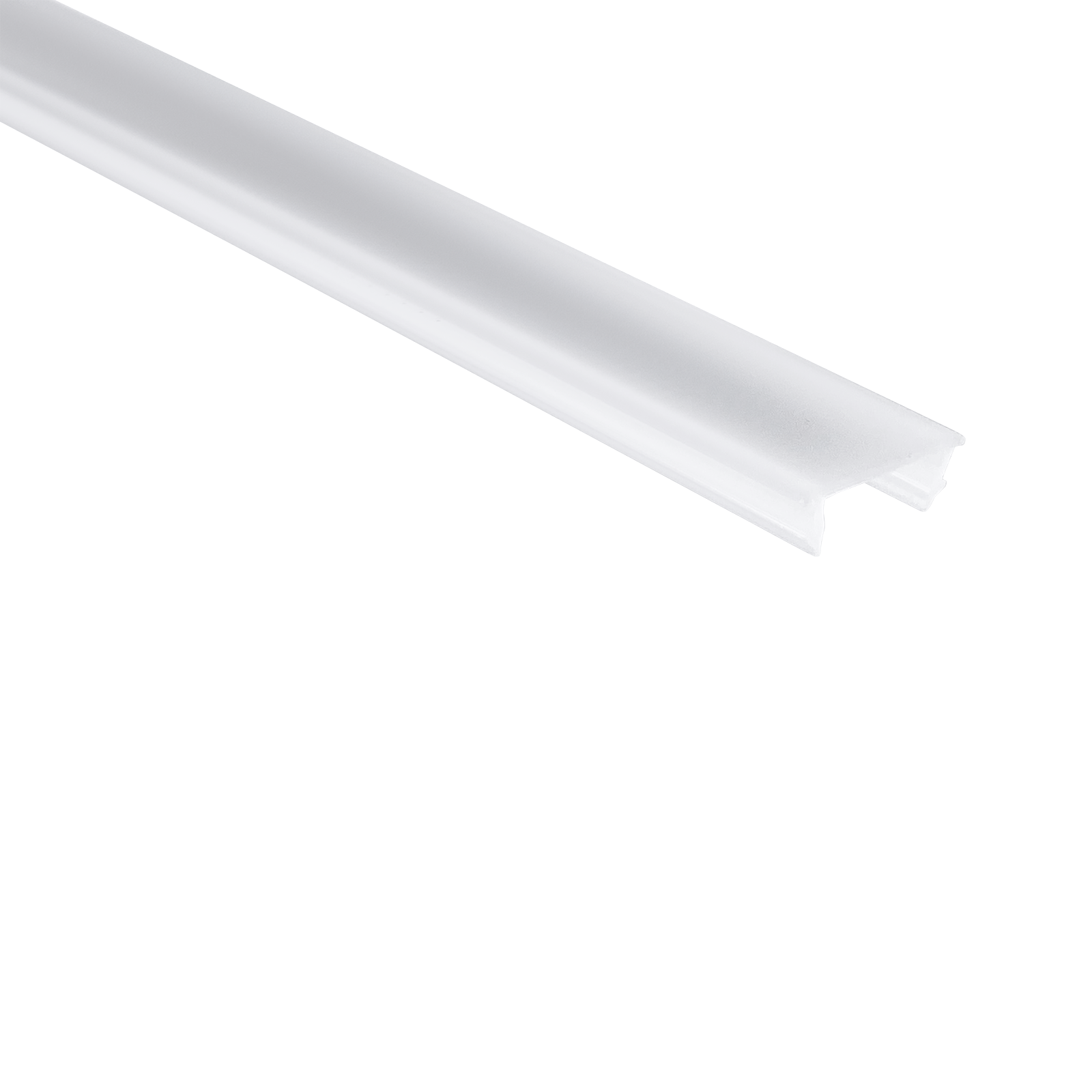 412001015000-2 PC41_13 (2m) Cover FLAT für LED Alu-Profile Exo-A1/A1F/A2/A2F – Bild 2