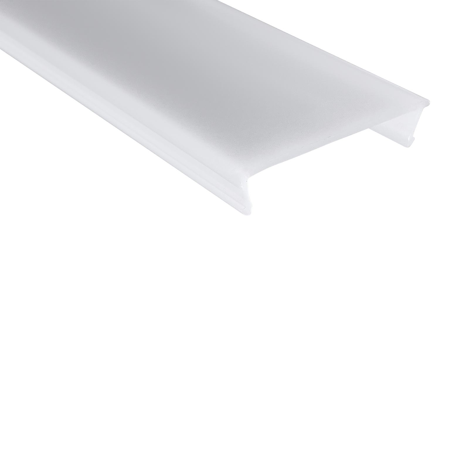 412001055000-2 PC61_32 (2m) Cover FLAT opal satiniert (65% TL) f. LED Leuchtenprofil Exo-TI1_32 – Bild 2