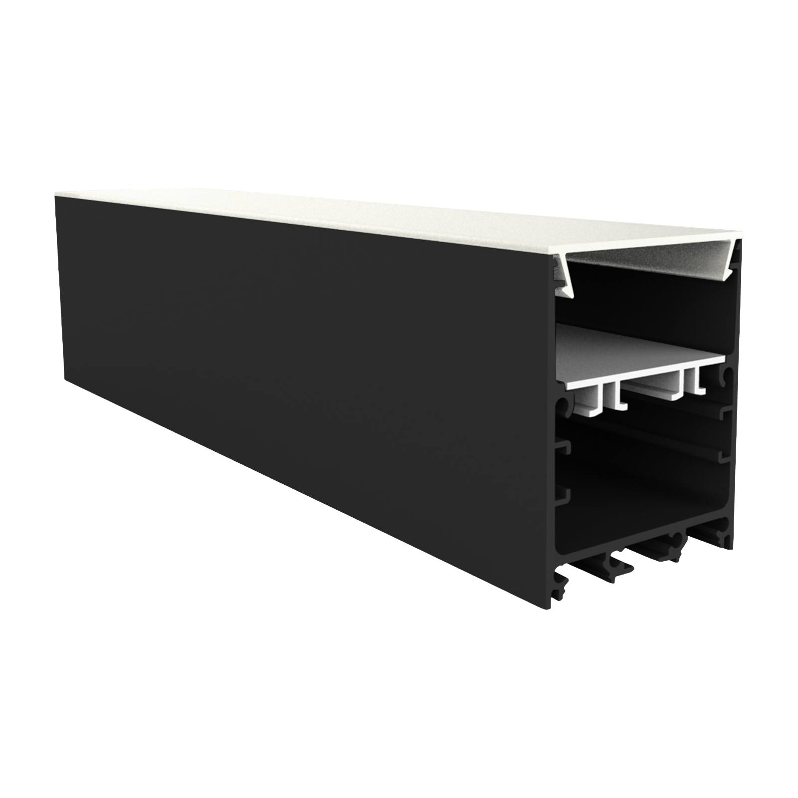 412001055000-5 PC61_32 (2m) Cover FLAT opal satiniert (65% TL) f. LED Leuchtenprofil Exo-TI1_32 – Bild 5