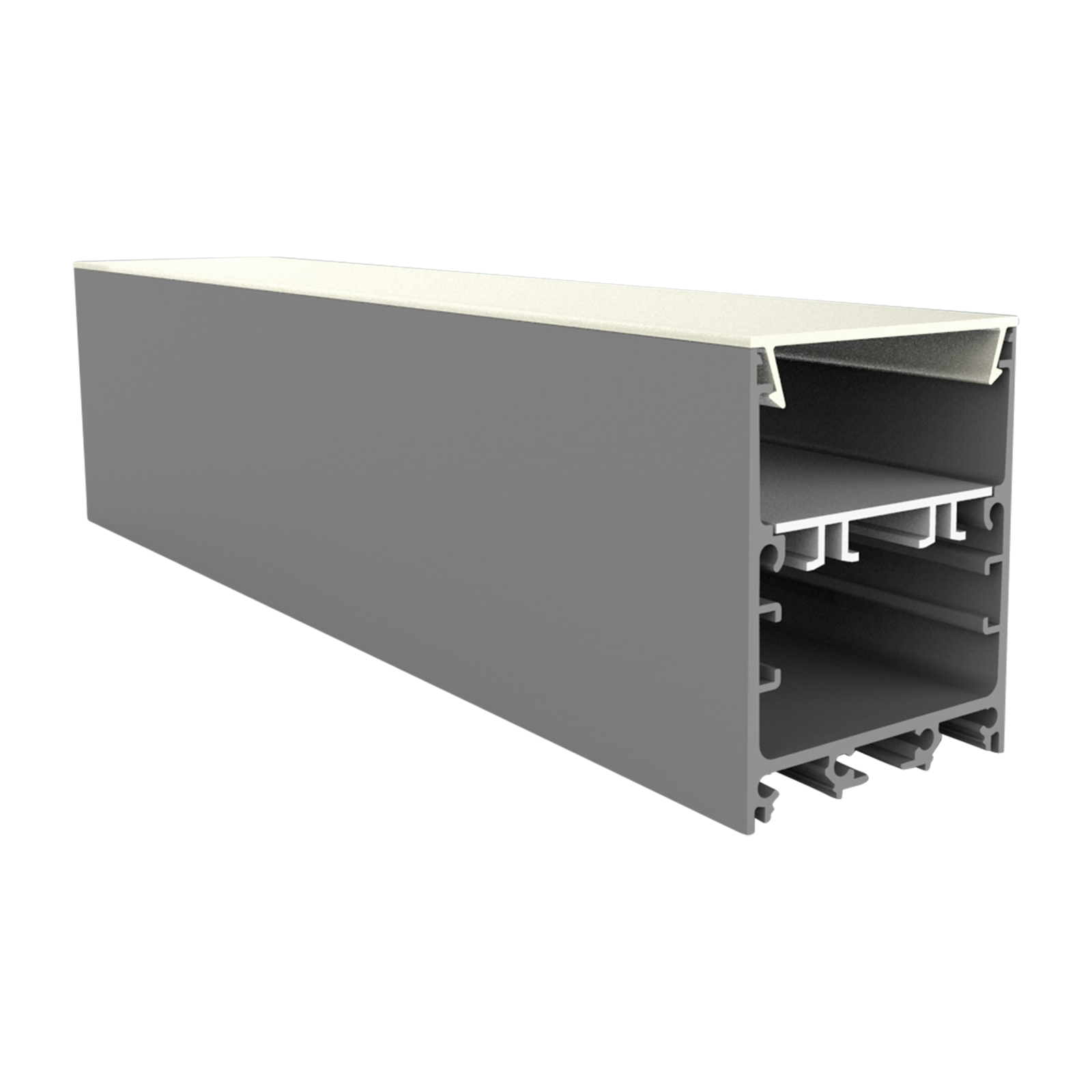 412001055000-6 PC61_32 (2m) Cover FLAT opal satiniert (65% TL) f. LED Leuchtenprofil Exo-TI1_32 – Bild 6