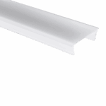 PC51_24 (3m) Cover FLAT opal satiniert (65% TL) f. LED Alu-Profile Exo-N3/N4 – Bild 2