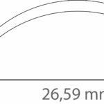 PC72_12 (2m) Cover HALF-ROUND schwarz (55% TL) f. LED Eckprofil Exo-V1