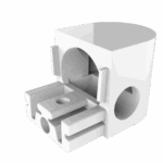 END-N4 Endstück Rund Öffnung | rechts
