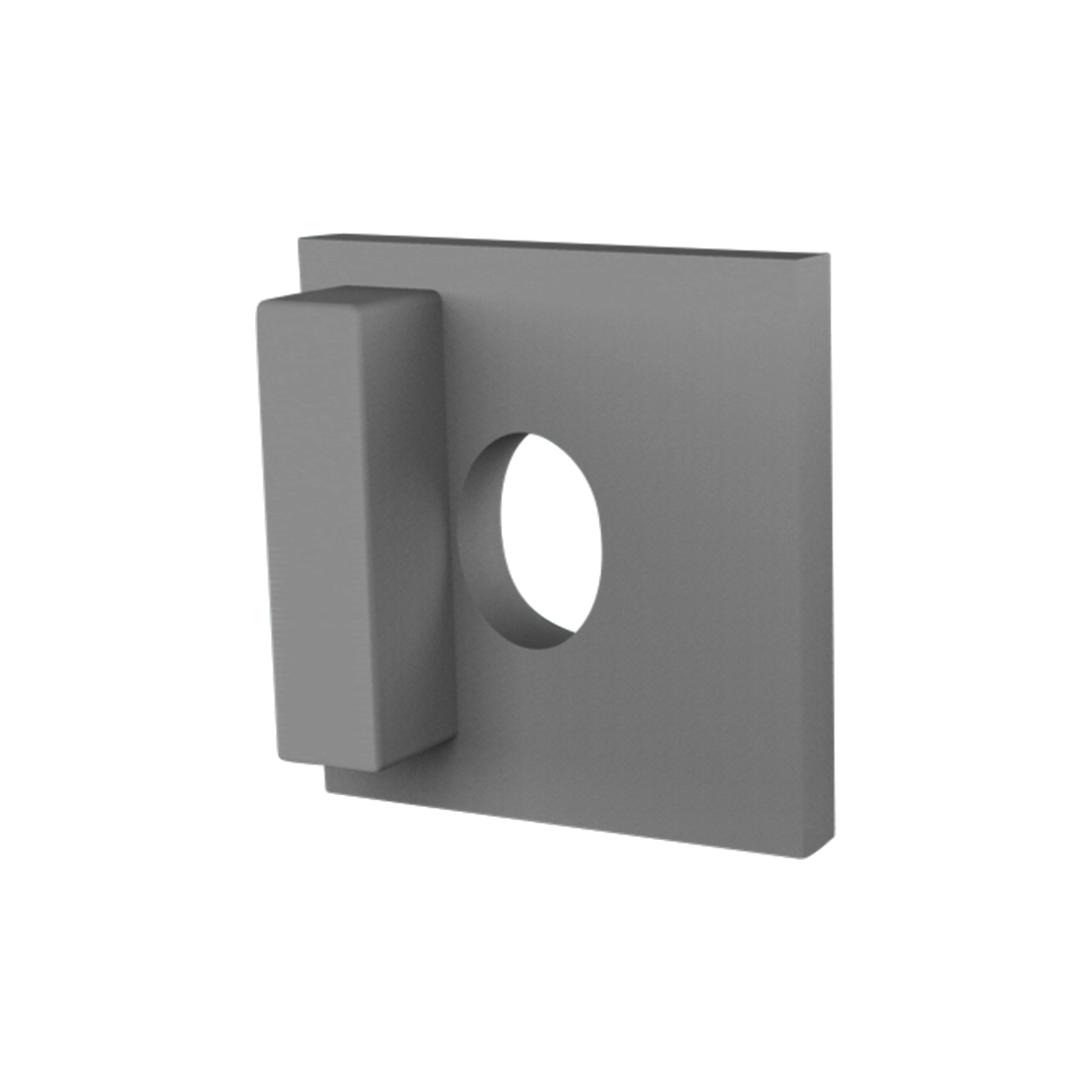 511002034053-1 PETG-T4_11 Endkappe f. LED Alu-Profil Exo-T4_11 + Cover PC75_11 – Bild 1