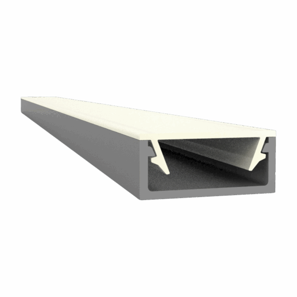 Exo-A1_13 ALU ELOXIERT (2m) | LED Aufbauprofil | LED max.13mm | ultraflat