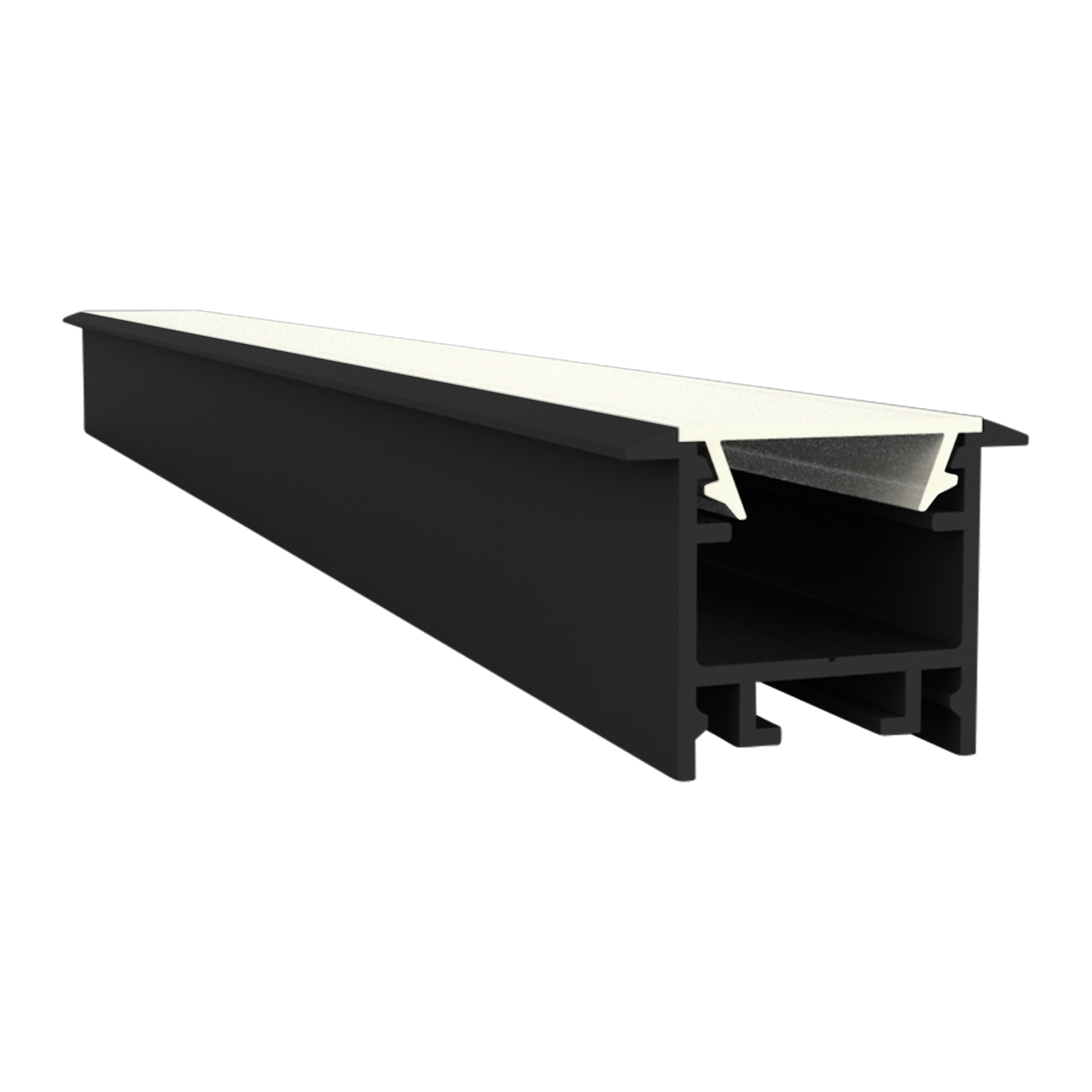 612000213315_V-1 Exo-A2F_13 LED ALU-Einbauprofil | LED max.13mm | narrow+wings – Bild 1