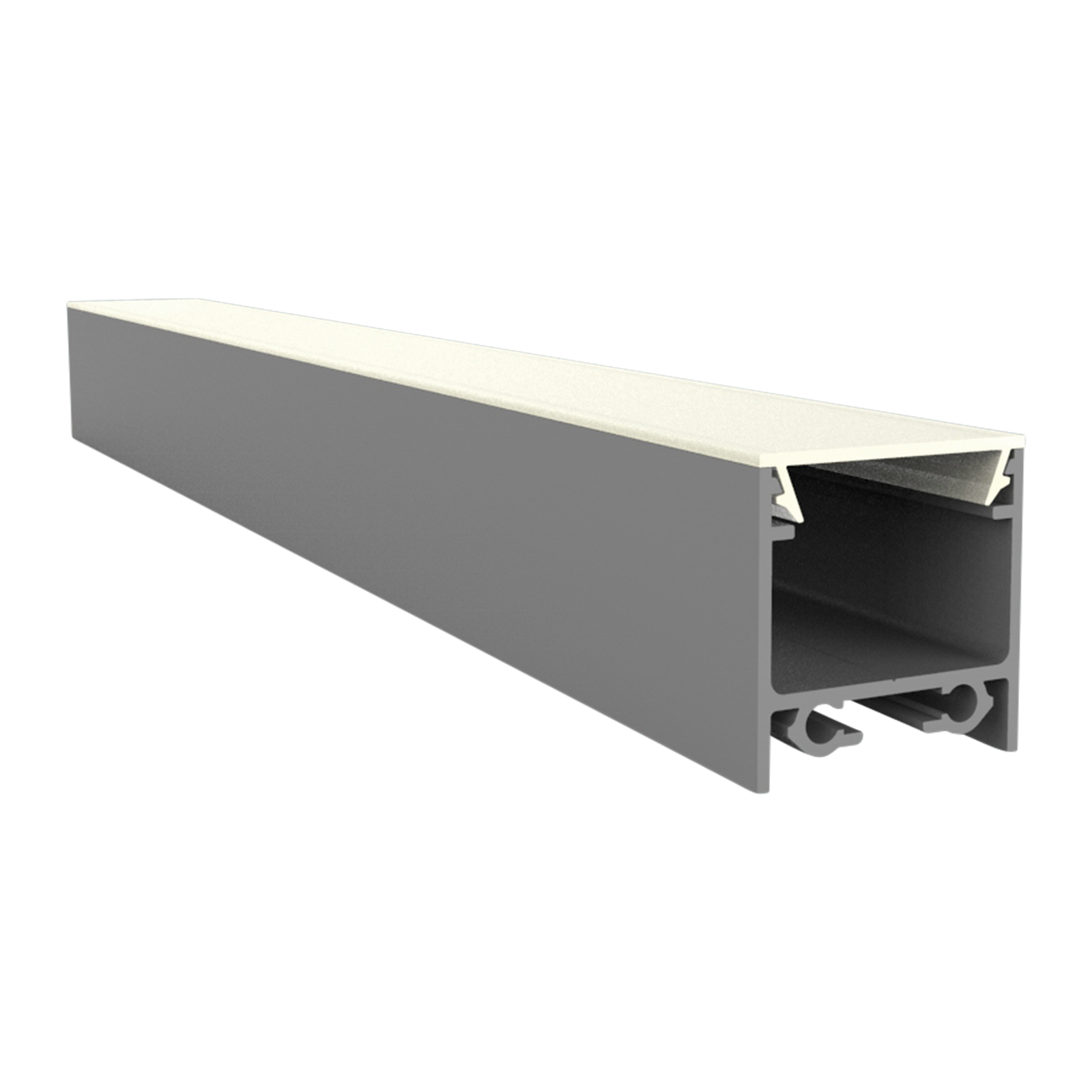 613000118020-1 Exo-N2_16 ALU eloxiert (3m) | LED Aufbauprofil | LED max.16mm | flat – Bild 1