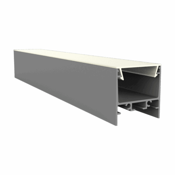 Exo-N4_24 ALU eloxiert (3m) | LED Aufbauprofil | LED max.24mm | flat+wide