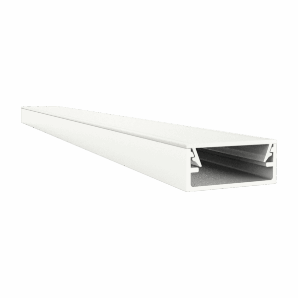Exo-N1_16 ALU WHITE RAL9016 (2m) | LED Aufbauprofil | LED max.16mm | ultraflat