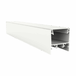 Exo-N4_24 ALU WHITE RAL9016 (2m) | LED ALU-Aufbauprofil | LED max.24mm | flat+wide