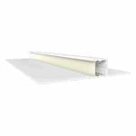 Exo-T4_11 ALU WHITE RAL9016 (2m) | LED Trockenbauprofil Schattenfuge | LED max.11mm | wallwasher