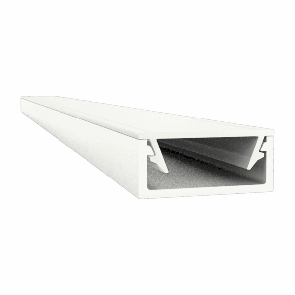 Exo-A1_13 ALU WHITE RAL9016 (3m) | LED Aufbauprofil | LED max.13mm | ultraflat