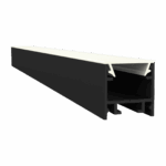 Exo-A2_13 ALU BLACK RAL9005 (2m) | LED Aufbauprofil | LED max.13mm | narrow