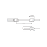 Mini LED-Modul 6500K, 12V, IP67, 40 mm Modulabstand, Lichtfarbe Weiß – Bild 3