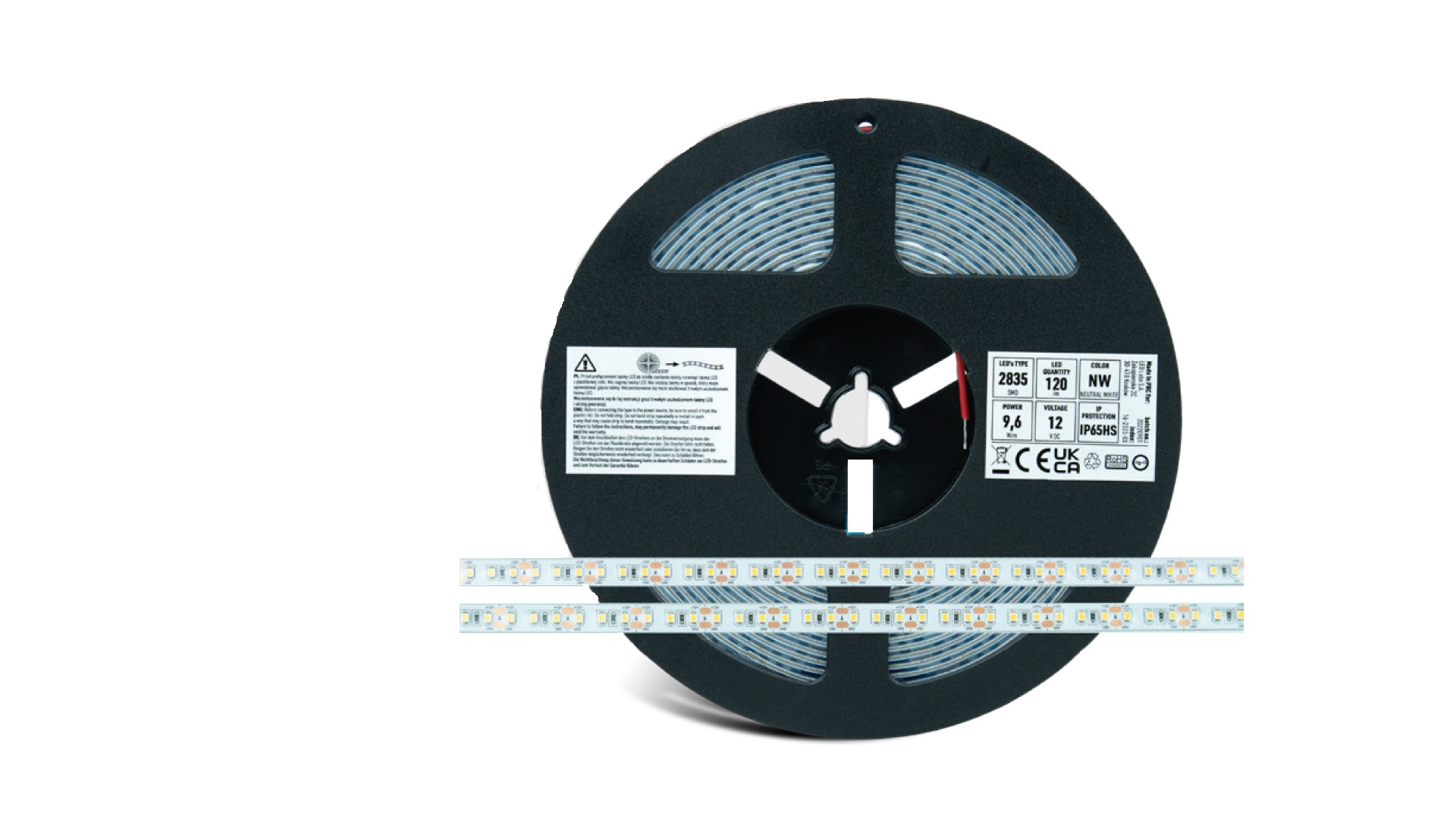 16-2323-03 FLEX LED PRO 600, 2835 SMD, IP65HS, 12V, Warmweiß 3000K – Bild 1